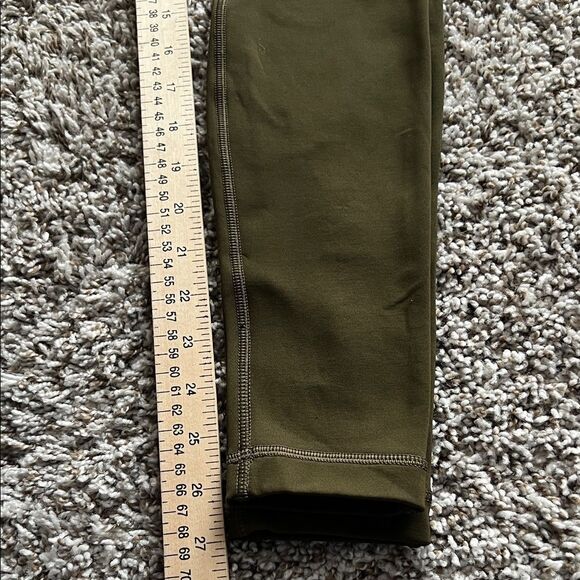 Like New! Lululemon Dark Olive High-Waisted Leggings in Size 4 - Picture 10 of 10